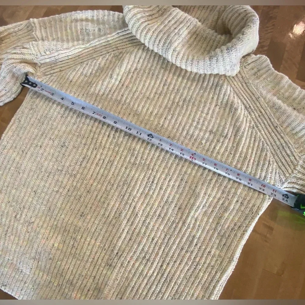 FREE PEOPLE Leo Tunic Sweater XS‎ $168 Retail Oversized Yellow Multicolored NWOT